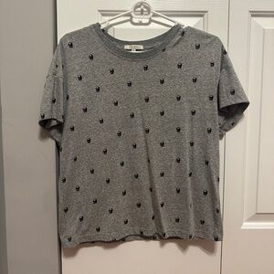 Z Supply Grey Skull Tshirt